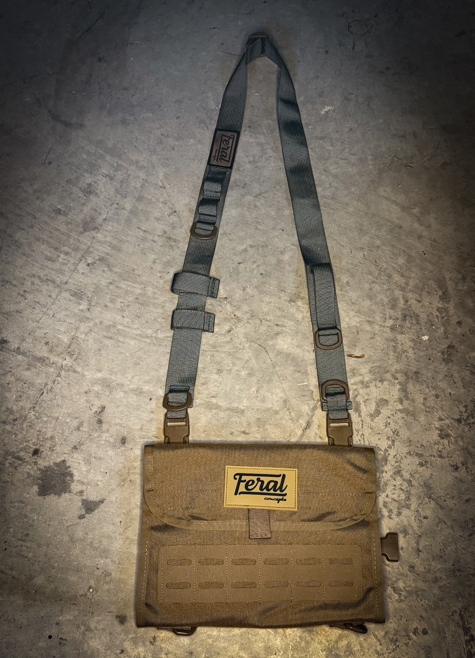 Flats Satchel Wade Fishing Chest Rig