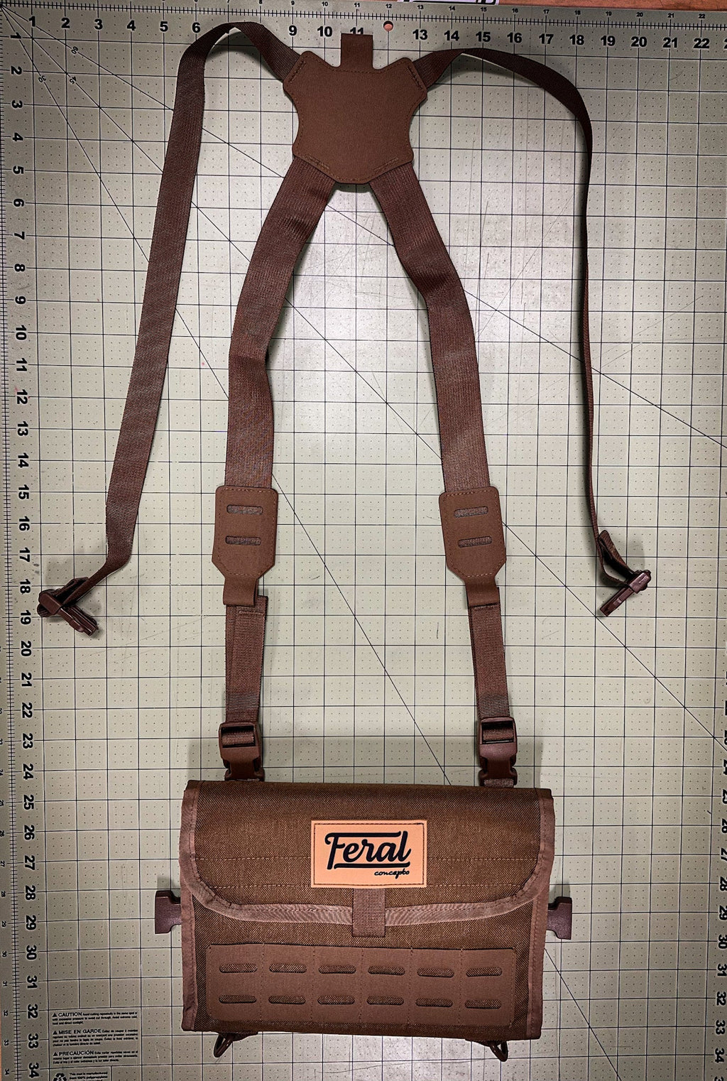 Flats Satchel Wade Fishing Chest Rig