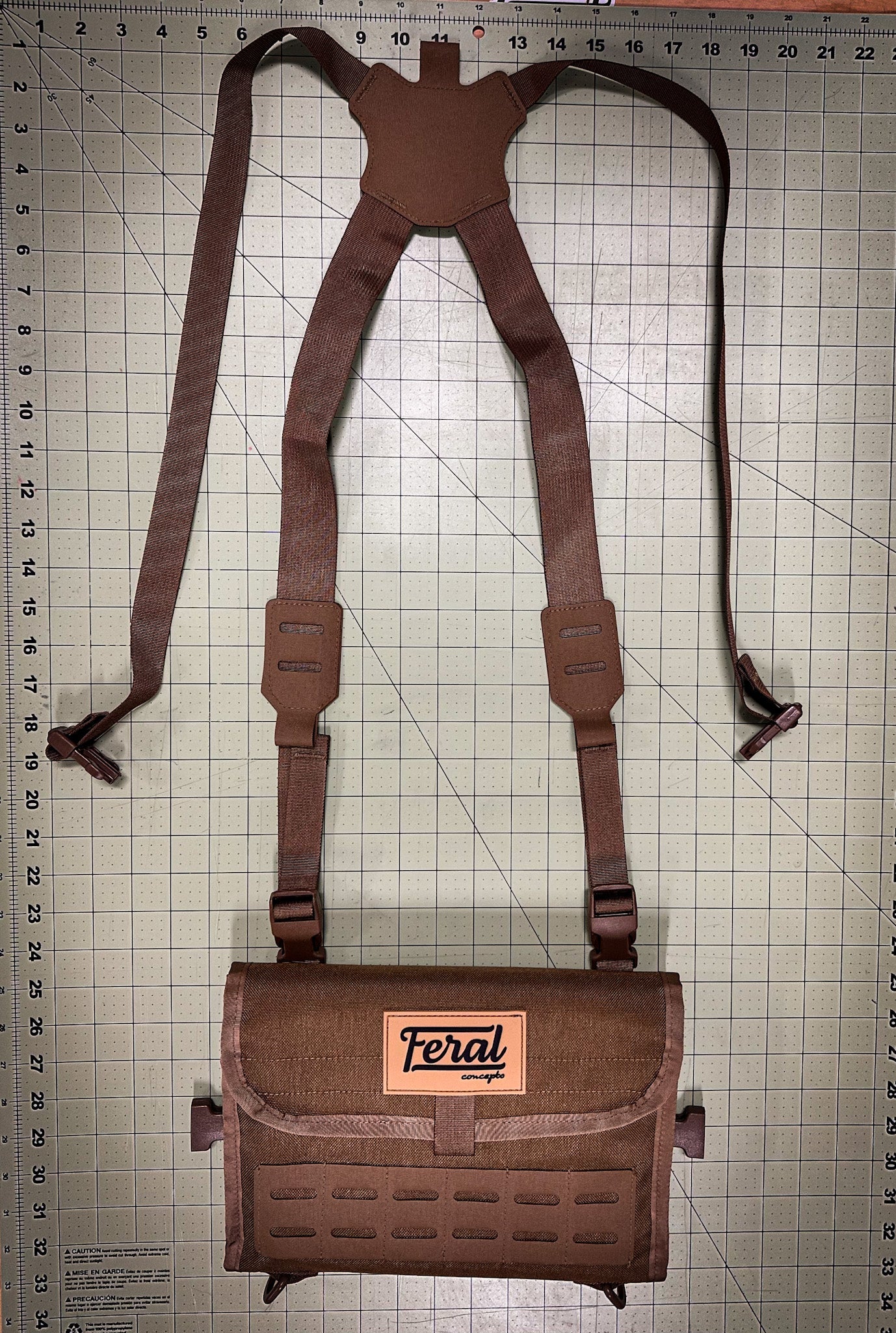 Flats Satchel Wade Fishing Chest Rig