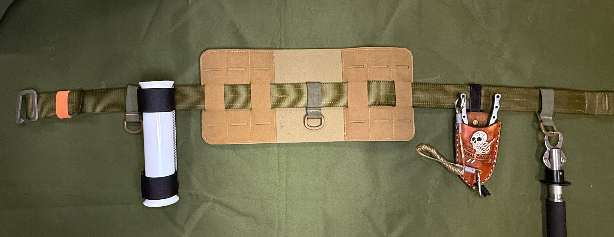 WAR BELT "FLACO" for Waist size 33 and Smaller