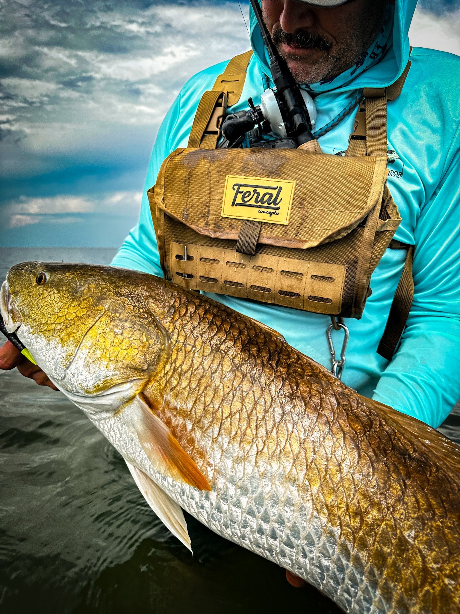 Flats Satchel Wade Fishing Chest Rig